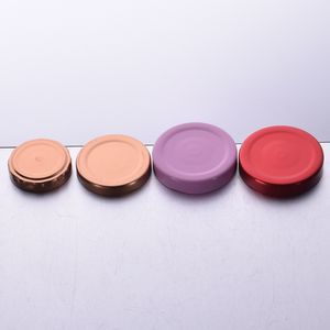 LOGOTIPO personalizado 70mm Multicolor roscado para botella de bebida sellada medicina comida caramelo tarro Metal Lug Finish Caps - Product Image 2