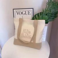 Bolso Tote Mediano de Lona de Algodón para Compras con Asas de Hombro, Bolsillo en Blanco y Cremallera, Personalizable con Impresión de Logo y Lazo de Cinta
