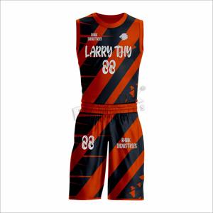 Uniforme de basket-ball de qualité supérieure uniforme de basket-ball à séchage rapide pour hommes uniforme d'équipe de basket-ball à manches courtes - Product Image 2