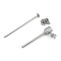 Trocart laparoscopique réutilisable personnalisable, longueur 70/95/90/110 mm, pour laparoscopie et chirurgie vétérinaire