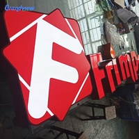 Lettres en acrylique 3D personnalisées pour l'intérieur, logo, design, lettres murales, enseignes, signalétique de bureau