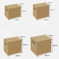 Boîtes carrées auto-érectiles en carton kraft recyclé et recyclable, écologiques, imperméables, jetables, personnalisables, directement de l'usine