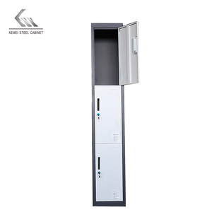Armario de acero moderno de 3 niveles, casillero escolar pequeño de 3 puertas, para gimnasio - Product Image 3