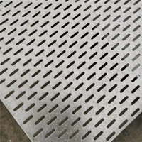 Grillage métallique perforé haute résistance, direct usine, 8mmx8mm, épaisseur 2mm, résistant aux intempéries, en acier galvanisé pour extérieur