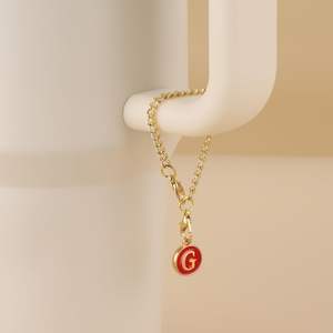 Accesorios de dijes de letras para vasos con mango 5 colores Nombre inicial ID Juego de decoración de mango personalizado para Vasos - Product Image 6