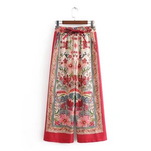 Completo da <span class=keywords><strong>Donna</strong></span> All'ingrosso Stile Europeo e Americano Novità Primavera 2026 con Giacca Casual Stampata con Cintura e <span class=keywords><strong>Pantaloni</strong></span> a Gamba Larga - Product Image 2