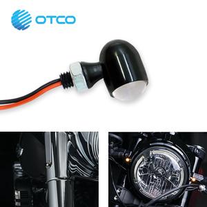 Cafe Racer motocicleta impermeable pequeña <span class=keywords><strong>Moto</strong></span> señal de giro luz ámbar intermitente luces indicadoras para <span class=keywords><strong>Harley</strong></span> Davison - Product Image 4