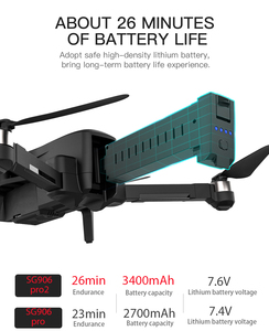 HOSHI SG906 Pro 2 Дрон 4k GPS с камерой 3 оси Gimbal Бесщеточный Профессиональный 800 м Wifi 26 минут RC Дрон 4k GPS Квадрокоптер - Product Image 6
