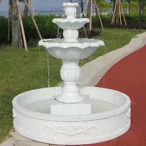 大型花园水池白色硅橡胶喷泉模具混凝土狮子喷泉模具玻璃纤维喷泉模具混凝土模具