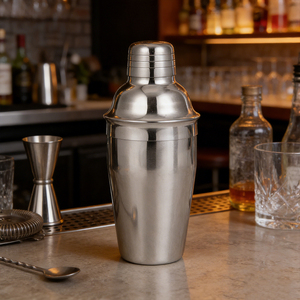 Juego de Coctelera de Acero Inoxidable Moderno con Logotipo Personalizado <span class=keywords><strong>Klam</strong></span>, Diseño de Tres Etapas, Capacidades de 250/350/550/750 ml, Reutilizable - Product Image 5