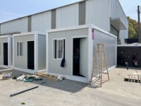 DYCE 3 Casa Contenedor Moderna y Transpirable de 20 pies, Expandible y Plegable, con Ventanas de Aluminio y Puerta de Panel Sándwich para Oficina en Casa
