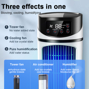 Ventilateur évaporatif sans pales <span class=keywords><strong>en</strong></span> plastique avec humidification et minuterie, refroidisseur d'<span class=keywords><strong>air</strong></span> portable pour la maison et la voiture - Product Image 6