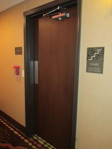 Puerta de Madera Cortafuego para Entrada, 90 Minutos, Certificación <span class=keywords><strong>UL</strong></span>, Puerta de Madera Maciza Cortafuego para Hotel - Product Image 2