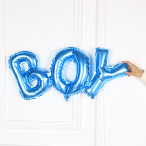 Baby Letter Balloon Baby Shower Cute Happy Birthday Boy Girls acclament Balloon Foil Balloons decorazioni per feste - Product Image 3