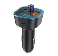 AGETUNR T35Q HEISSER Bluetooth V5.0 Auto-MP3-Player FM-Sender Freisprech-Car-Kit Schnell ladung 3.0 Blaulicht-Display-Autos pannung