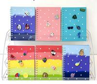 Carnet A5 avec breloques en PVC pour l'école, les enfants, le bureau, promotionnel, personnalisable