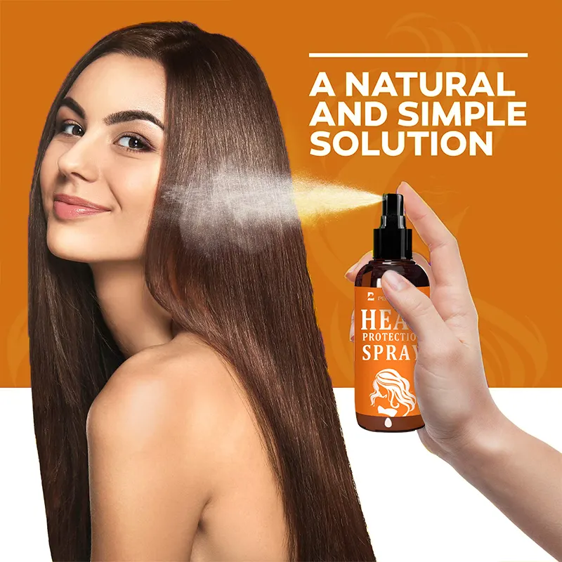 En çok satan Salon kullanımı termal koruyucu saç sis Argan yağı keratin organik saç parfüm Anti-Frizz isı koruma spreyi