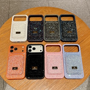 Nuovo Set di Custodie Magnetiche di Lusso con Diamanti Flash/<span class=keywords><strong>Cover</strong></span> per Carte con Strass Flash per <span class=keywords><strong>iPhone</strong></span> 17-11 <span class=keywords><strong>Pro</strong></span> Max Full Diamond 17Air - Product Image 3