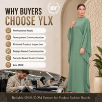 Robe longue kaftan trapèze personnalisée en coton 100 % écologique pour femme, sans manches, col rond, rayée verte, OEM ODM Marque Privée