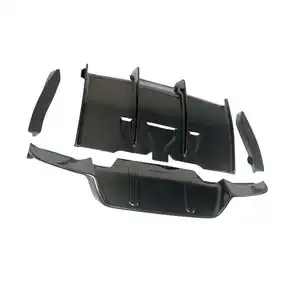 PSM style rear diffuser For BMW M6 6 series F06 F12 F13 M Sport 2012-2014 car bumpers carbon fiber diffuser Bottom Guard Plate
