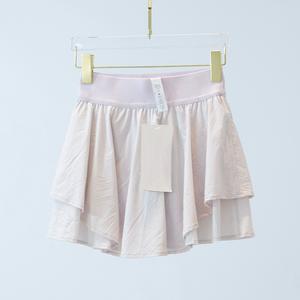 Легкие шорты <span class=keywords><strong>2</strong></span> в 1 с логотипом на заказ, плиссированная юбка, теннисная юбка Лулу с шортами для женщин - Product Image 6