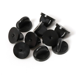 Black Plastic Butterfly Buckle PJ2249 Round For DIY <b>Accessories</b> - Product Image 1