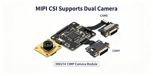 Ordinateur monocarte HT Khadas Edge-V RK3399 Hexa Core ARM Cortex A72 A53 avec prise en charge intégrée du Wi-Fi et du Bluetooth, compatible Android Debian Embe - Product Image 4
