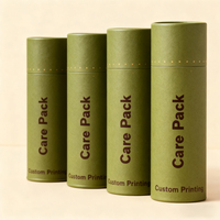 Boîte cylindrique personnalisée en vrac thé café cosmétique cadeau carton artisanat tube en papier kraft boîtes en papier hermétiques