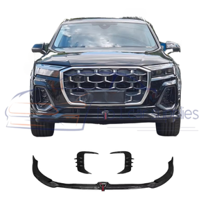 Diffuseur avant en fibre de carbone 100 % <span class=keywords><strong>s</strong></span>èche style R-Spider - pour <span class=keywords><strong>Q7</strong></span> <span class=keywords><strong>S</strong></span>-<span class=keywords><strong>Line</strong></span>/SQ7 2025-Présent Protection de spoiler - Product Image 2