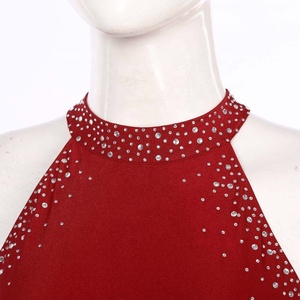 Leotardo Halter Salón de baile latino <span class=keywords><strong>Tango</strong></span> Salsa Traje de baile Competencia Vestido de Baile Estándar <span class=keywords><strong>Ropa</strong></span> clásica - Product Image 5