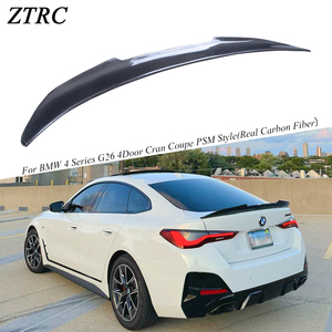 สปอยเลอร์หลังคาร์บอนไฟเบอร์ทรง PSM สำหรับรถยนต์ BMW ซีรีส์ 4 รุ่น G26 4 ประตู ครูเป้ ปี 2021-2025 - Product Image 1