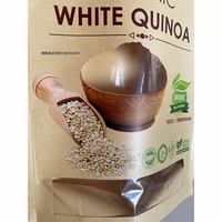 Sacs d'emballage en papier kraft avec fenêtre transparente et valve de scellage pour aliments chinois (soja, haricots mungo, riz, millet) – Fabrication sur mesure