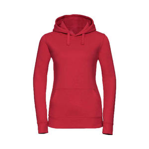 Sweat-shirt à capuche pour femme, hiver, avec cordon de serrage, doublé, décontracté, polyester/coton, pour un style streetwear élégant au quotidien - Product Image 1