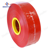 Tuyau d'arrosage flexible en PVC de 3 "6 pouces pour irrigation à plat