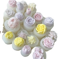 Vente chaude Fleurs Forme Silicone Moule pour Chocolat Silicone Moules Résine Silicone Moules pour La Fabrication De Bougies