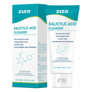 Nettoyant Visage Acide Salicylique Marque Blanche Niacinamide Contrôle Sébum Nettoyage Profond Hydratant Apaisant Lavant Visage Vente en Gros - Product Image 6