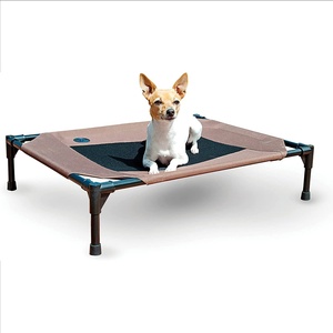 Cama elevada para perros de EE. UU. Y América, cama de refrigeración portátil para interiores para todo tipo de mascotas con pies antideslizantes, cama para mascotas de playa de verano - Product Image 6