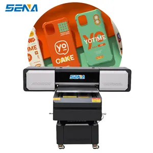 SENA good price glass wood PVC marble printing YS6090 UV flatbed uv printer 6090