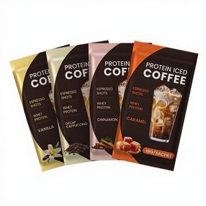 Lifeworth OEM Collagène & Protéines de Lactosérum Café Prise de <span class=keywords><strong>Poids</strong></span> en Poudre Instantanée Café Glacé Adulte Végétalien Sans Gluten - Product Image 1