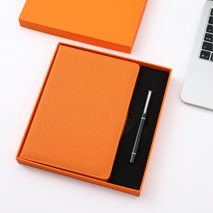 Libreta de Cuero PU de Lujo con Logotipo Personalizado, Tapa Dura, Encuadernación Térmica, Páginas Impermeables, para Promociones Empresariales y Regalos Corporativos - Product Image 1