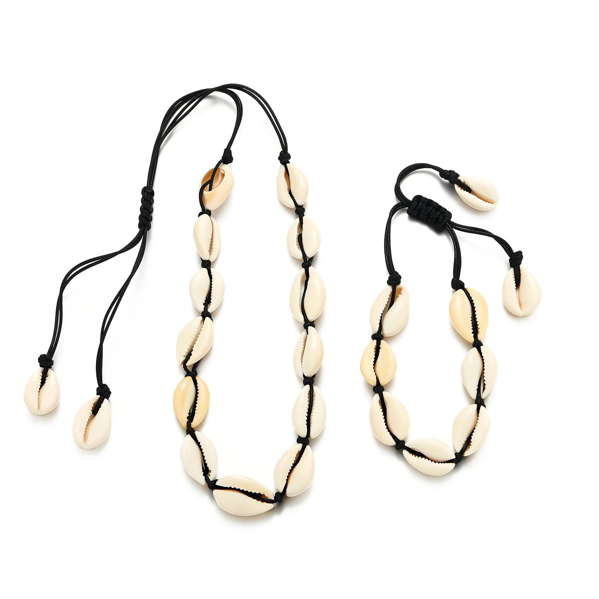 สร้อยคอเส้นสีดำ sku7094และสร้อยข้อมือ