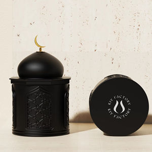 C&H - Portavelas Navideño Personalizado, Soporte Decorativo <span class=keywords><strong>para</strong></span> Farolillos, Cemento, Yeso, Ecológico, Hecho a Mano, Decoración del Hogar, Pilar - Product Image 1