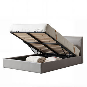 Регулируемые деревянные планки, каркас кровати, прочный металлический каркас кровати, основание, пространство для хранения, платформа, Каркас кровати с пространством для хранения - Product Image 3