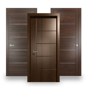 ประตูไม้ผสมพลาสติกกันน้ำแบบติดตั้งสำเร็จรูป ดีไซน์ทันสมัย สำหรับตกแต่งภายในห้อง - Product Image 1