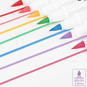 Marqueur acrylique <span class=keywords><strong>Arrtx</strong></span> à pointe souple, violet absolu, lot de 30 couleurs, imperméable, opaque, séchage rapide, superposable, AACM-0530 - Product Image 2