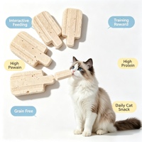 Sucettes de poulet lyophilisées, friandises pour chats, riches en protéines, sans céréales, à mâcher pour animaux, snacks pour animaux en gros, OEM