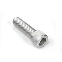 Vis à tête cylindrique à six pans creux métrique en acier allié DIN 912 Grade 10.9, revêtement Dacromet, filetage complet