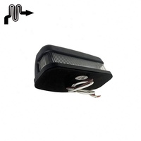 Éclairage de plaque d'immatriculation à LED 10-30V Étanche Lampe universelle de plaque d'immatriculation arrière E-mark Certifié pour camions lourds remorques camions