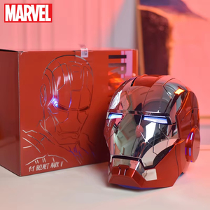 <span class=keywords><strong>Casco</strong></span> Eléctrico <span class=keywords><strong>Iron</strong></span> <span class=keywords><strong>Man</strong></span> MK 5 con Control por Voz - Máscara de Plástico con LED para Fiesta de Disfraces de Halloween - Product Image 1