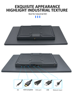 Panel PC Industrial Android de 13.3 Pulgadas, RK3399 1920x1080, Pantalla Táctil Impermeable IP65 con HDMI y USB, en Stock